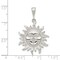 Sterling Silver Sun Jewelry Charm Celestial Jewelry 32mm x 24mm